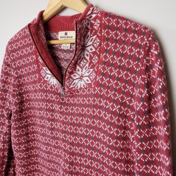 Woolrich Ruby Half Zip Pullover Sweater size Small - Picture 4 of 14
